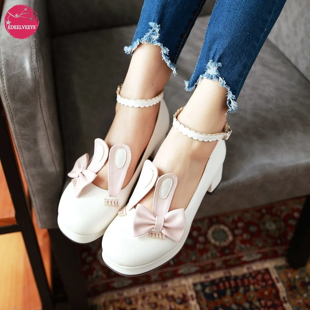Spring Autumn Sweet Lolita Rabbit Ears Shoes Girls Pumps Single Med Heel Student Party Cosplay 2021 Fashion Tide Dropshipping
Spring Autumn Sweet Lolita Rabbit Ears Shoes Girls Pumps Single Med Heel Student Party Cosplay 2021 Fashion Tide Dropshipping