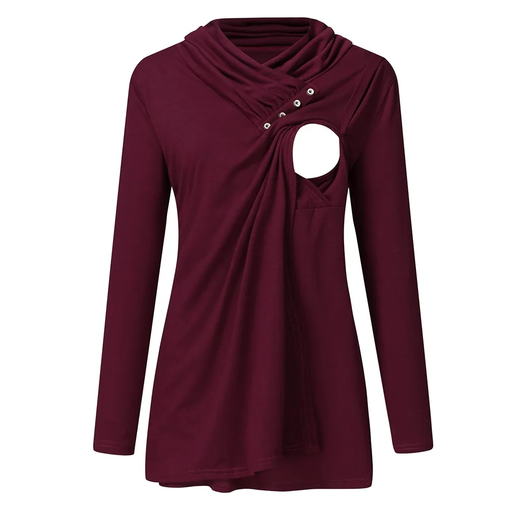 Maternity Clothes Multifunction Nursing Tops Breastfeeding Pullover Sweatshirt for Women Autumn Long Sleeve pregnant Shirt Tees
Maternity Clothes Multifunction Nursing Tops Breastfeeding Pullover Sweatshirt for Women Autumn Long Sleeve pregnant Shirt Tees
