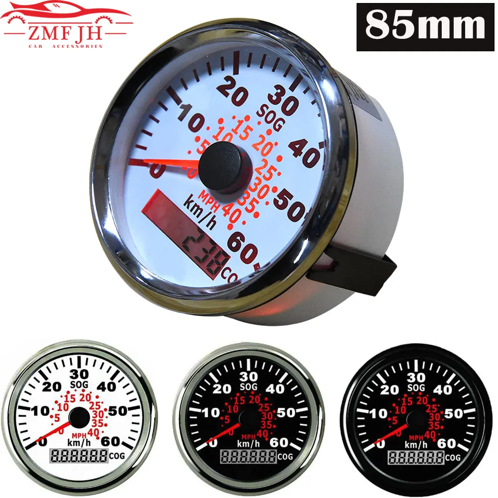 Universal 85mm GPS Speedometer Odometer 60KMH Waterproof Speed Gauge Meter with Red backlight Fit For Car Auto Truck Boat 9-32V
Universal 85mm GPS Speedometer Odometer 60KMH Waterproof Speed Gauge Meter with Red backlight Fit For Car Auto Truck Boat 9-32V