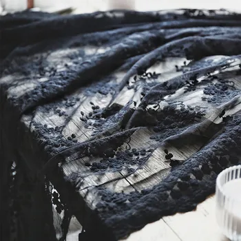 130cm width black/ white embroidery flowers mesh lace fabric diy wedding dress Nigerian clothes party dress materials 1 yard
130cm width black/ white embroidery flowers mesh lace fabric diy wedding dress Nigerian clothes party dress materials 1 yard