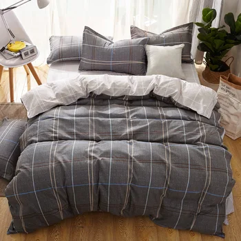 2020 New grey bedding set stripe bedclothes 3/4pcs bed linens duvet cover+flat sheet+pillowcase fashion bed set sweet home cover
2020 New grey bedding set stripe bedclothes 3/4pcs bed linens duvet cover+flat sheet+pillowcase fashion bed set sweet home cover
