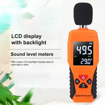 Digital Sound Level dB Meters 30dB~130dB Decibe Noise Logger Detector Diagnostic Tool Temperature Tester With Backlight
Digital Sound Level dB Meters 30dB~130dB Decibe Noise Logger Detector Diagnostic Tool Temperature Tester With Backlight