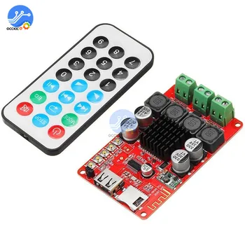 TPA3116 2X50W Bluetooth Amplifier Board with Remote Support FM TF USB Decoding DC 8-26V 50W+50W Power AMP for Home Theater
TPA3116 2X50W Bluetooth Amplifier Board with Remote Support FM TF USB Decoding DC 8-26V 50W+50W Power AMP for Home Theater
