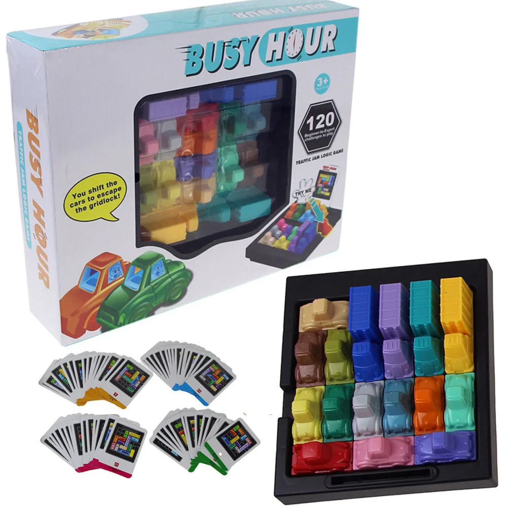 Toys For Kids Fun Rush Hour TrafficJam Logic Game Toy For Boys Girls Busy Hour Puzzle Game Educational Toys For Children
Toys For Kids Fun Rush Hour TrafficJam Logic Game Toy For Boys Girls Busy Hour Puzzle Game Educational Toys For Children