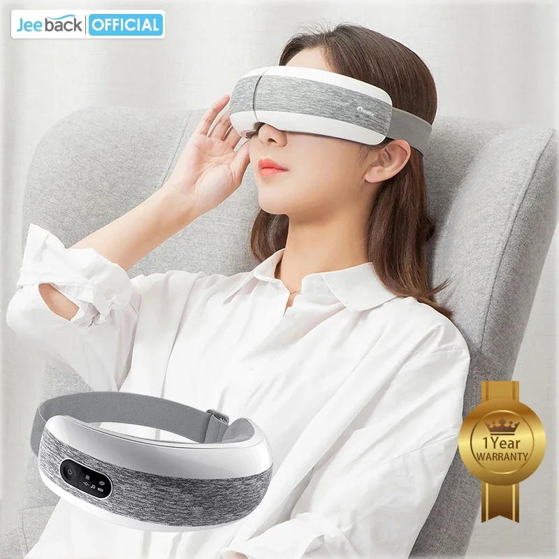 Jeeback XGEEK Eye Massager E6 Mask Music Magnetic Air Pressure Bluetooth Heating Vibration Massage Relax Glasses Gift | Красота и