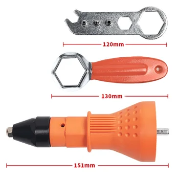 Replacement Electric Drill Insert Nut Wrench Hand Rivets Adapter Power Tools Kit
Replacement Electric Drill Insert Nut Wrench Hand Rivets Adapter Power Tools Kit