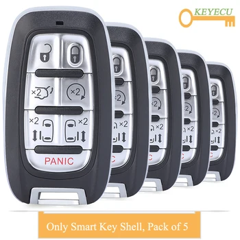 KEYECU 5PCS Smart Prox Remote Control Key Shell Case for Chrysler Pacifica 2017 2018 2019 2020, Fob 6+1 7 Buttons - M3N-97395900
KEYECU 5PCS Smart Prox Remote Control Key Shell Case for Chrysler Pacifica 2017 2018 2019 2020, Fob 6+1 7 Buttons - M3N-97395900