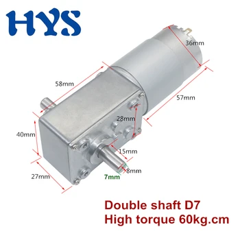 12 Volt 24 V Gear Motor Double Shaft 15mm Electric DC 12V 24V Speed Reducer Motors PMW Controller Adjustable Reversed A58SW-555
12 Volt 24 V Gear Motor Double Shaft 15mm Electric DC 12V 24V Speed Reducer Motors PMW Controller Adjustable Reversed A58SW-555