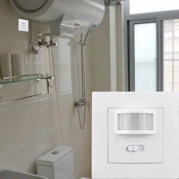 Infrared PIR Motion Sensor Switch PVC Recessed Wall Lamp Light Bulb AC 110-240V 28TC
Infrared PIR Motion Sensor Switch PVC Recessed Wall Lamp Light Bulb AC 110-240V 28TC