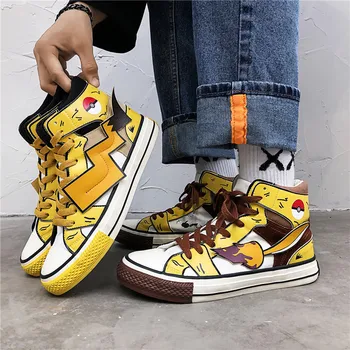Fashion Anime Pokemon Kawaii Pikachu Cosplay Props Poke Ball Canvas Shoe Teens School Sports Shoes Sneakers Street Travel Shoes
Fashion Anime Pokemon Kawaii Pikachu Cosplay Props Poke Ball Canvas Shoe Teens School Sports Shoes Sneakers Street Travel Shoes