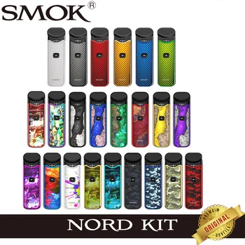 

Original Smok Nord Pod Vape Kit Electronic Cigarette 1100mAh Battery 3ML Cartridge Atomizer and Nord Mesh coil Vaporizer
