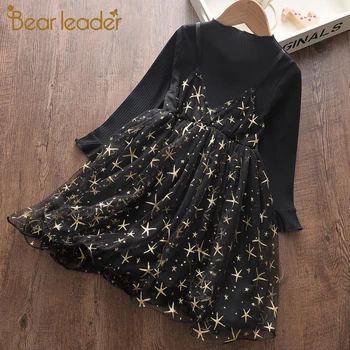Bear Leader Girls Party Dress 2020 New Autumn Sweet Princess Outfits Pentagram Sequined Mesh Suit Children Vestidos Clothes 3 7Y
Bear Leader Girls Party Dress 2020 New Autumn Sweet Princess Outfits Pentagram Sequined Mesh Suit Children Vestidos Clothes 3 7Y