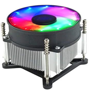 Heat Dissipation Stable Practical Portable 3 Pin Radiator Heatsink LED RGB Desktop Computer CPU Cooling Fan For Intel 115X
Heat Dissipation Stable Practical Portable 3 Pin Radiator Heatsink LED RGB Desktop Computer CPU Cooling Fan For Intel 115X