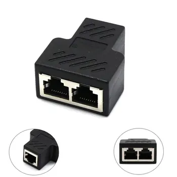 Splitter Ethernet RJ45 Cable Adapter 1 Male To 2 Female Port LAN Network Connector Wire Ethernet RJ45 Cable Adapter
Splitter Ethernet RJ45 Cable Adapter 1 Male To 2 Female Port LAN Network Connector Wire Ethernet RJ45 Cable Adapter