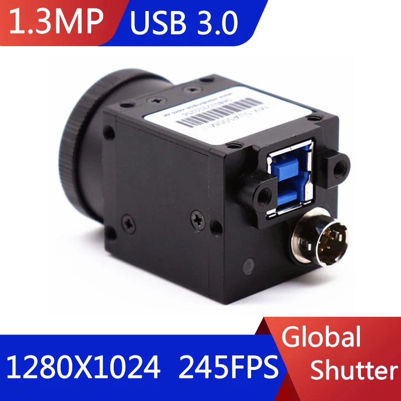 

USB3.0 High Speed 1.3MP Machine Vision Digital Industrial Camera Color 1/2.7" C Mouth Global Shutter 1280X1024 245FPS