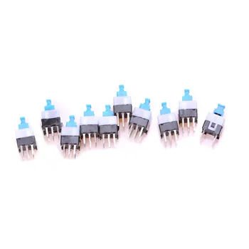 New 6Pin Push Tactile Power Micro Switch Self lock On/Off button Latching switch 7*7MM 10pcs/lot
New 6Pin Push Tactile Power Micro Switch Self lock On/Off button Latching switch 7*7MM 10pcs/lot