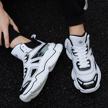 Large size shoes explosion high-top fitness sports shoes men's thick bottom wear-resistant breathable jogging men's sports shoes
Large size shoes explosion high-top fitness sports shoes men's thick bottom wear-resistant breathable jogging men's sports shoes