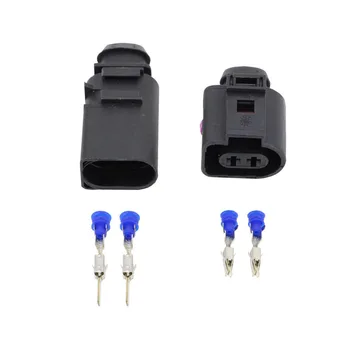 

2 Pin 3.5mm VW male and female waterproof Horn plug with termina DJ7025A-3.5-11/21 1J0973722