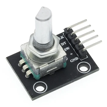 1pcs 360 Degrees Rotary Encoder Module Brick Sensor Switch Development KY-040 (Without knob cove)
1pcs 360 Degrees Rotary Encoder Module Brick Sensor Switch Development KY-040 (Without knob cove)