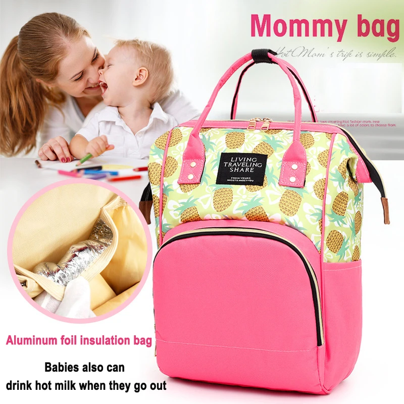 Водонепроницаемая дорожная сумка для мам модный рюкзак подгузников на детскую