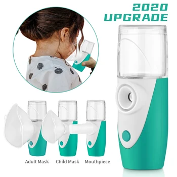 Mini Portable Handheld Nebulizer Ultrasonic Silent Nebulizer Inhaler Atomizing Vaporizer For Adults Kids Respirator Humidifier
Mini Portable Handheld Nebulizer Ultrasonic Silent Nebulizer Inhaler Atomizing Vaporizer For Adults Kids Respirator Humidifier
