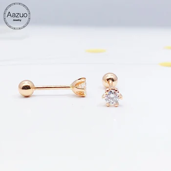 Aazuo 100% 18K White Gold Rose Gold Real Diamond 0.40ct H SI Classic Earring For Woman Wedding Engagement Party Au750
Aazuo 100% 18K White Gold Rose Gold Real Diamond 0.40ct H SI Classic Earring For Woman Wedding Engagement Party Au750