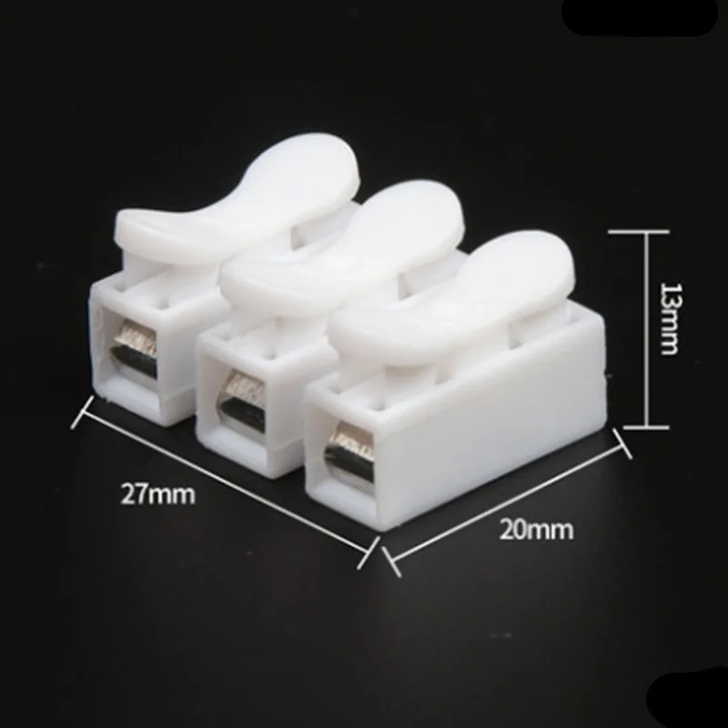 Description Picture 3 of item1/2/3/4P CH-1 CH-2 CH-3 CH-4 Spring Wire Quick Connector G7 Electrical Crimp Terminals Block Splice Cable Clamp Fit Led Strip