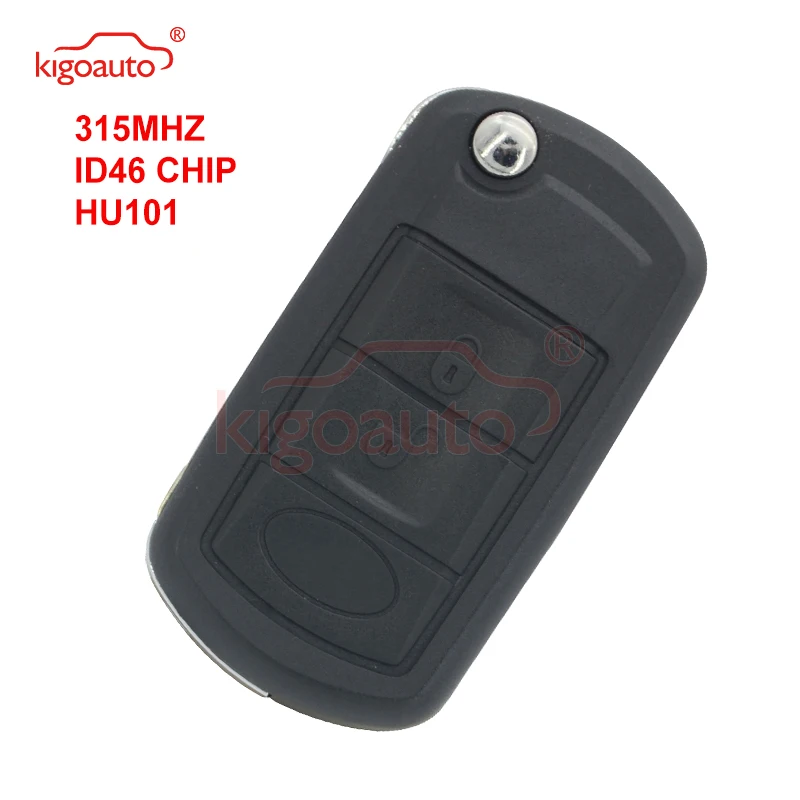 Kigoauto Flip key 3button 315Mhz ID46 chip HU101 key blade for Landrover LR3 remote key
Kigoauto Flip key 3button 315Mhz ID46 chip HU101 key blade for Landrover LR3 remote key