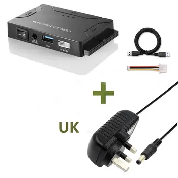 SATA USB IDE Adapter Hard Disk SATA to USB3.0 Data Transfer Converter for 2.5/3.5" IDE SATA Hard Drive HDD SSD
SATA USB IDE Adapter Hard Disk SATA to USB3.0 Data Transfer Converter for 2.5/3.5" IDE SATA Hard Drive HDD SSD