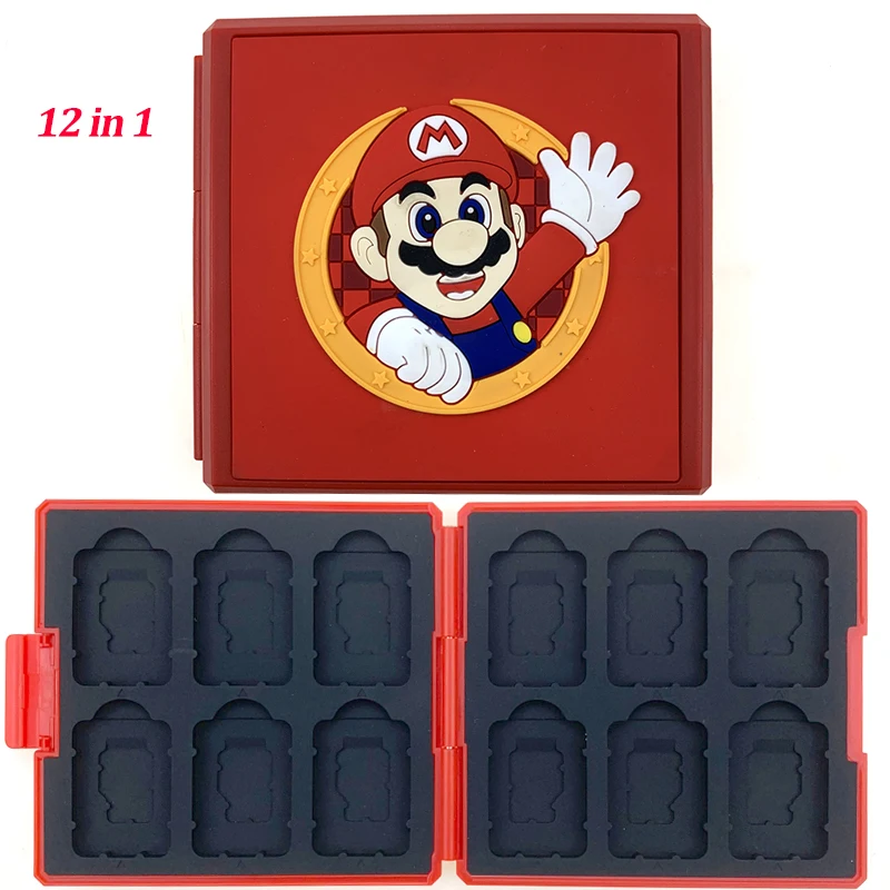 Новый чехол 12 в 1 для Nintendo Switch портативные игровые карты ударопрочный жесткий
