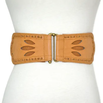 Luxury Retro cutout Belt For Women Dress Vintage Lady's PU Leather Ceinture for Skirt Fashion Female Elastic Fabric Cummerbund
Luxury Retro cutout Belt For Women Dress Vintage Lady's PU Leather Ceinture for Skirt Fashion Female Elastic Fabric Cummerbund