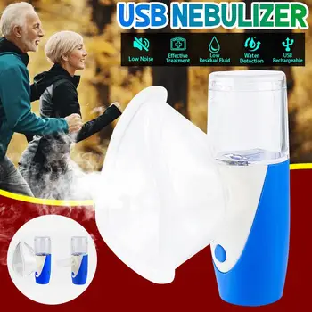 Health Care Mini Handheld portable Inhale Nebulizer silent Ultrasonic inalador nebulizador Children Adult Rechargeable Automizer
Health Care Mini Handheld portable Inhale Nebulizer silent Ultrasonic inalador nebulizador Children Adult Rechargeable Automizer
