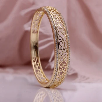 Hotsale Luxury Exequisite Hollow Floral Crystal Bracelets Bangles for Women Female Fancy Wedding Engaged Gift Office Jewelry
Hotsale Luxury Exequisite Hollow Floral Crystal Bracelets Bangles for Women Female Fancy Wedding Engaged Gift Office Jewelry