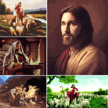 Christian Jesus Christ decor art DIY oil painting by numbers adults canvas Oil Painting Poster christian decorations for Easter
Christian Jesus Christ decor art DIY oil painting by numbers adults canvas Oil Painting Poster christian decorations for Easter