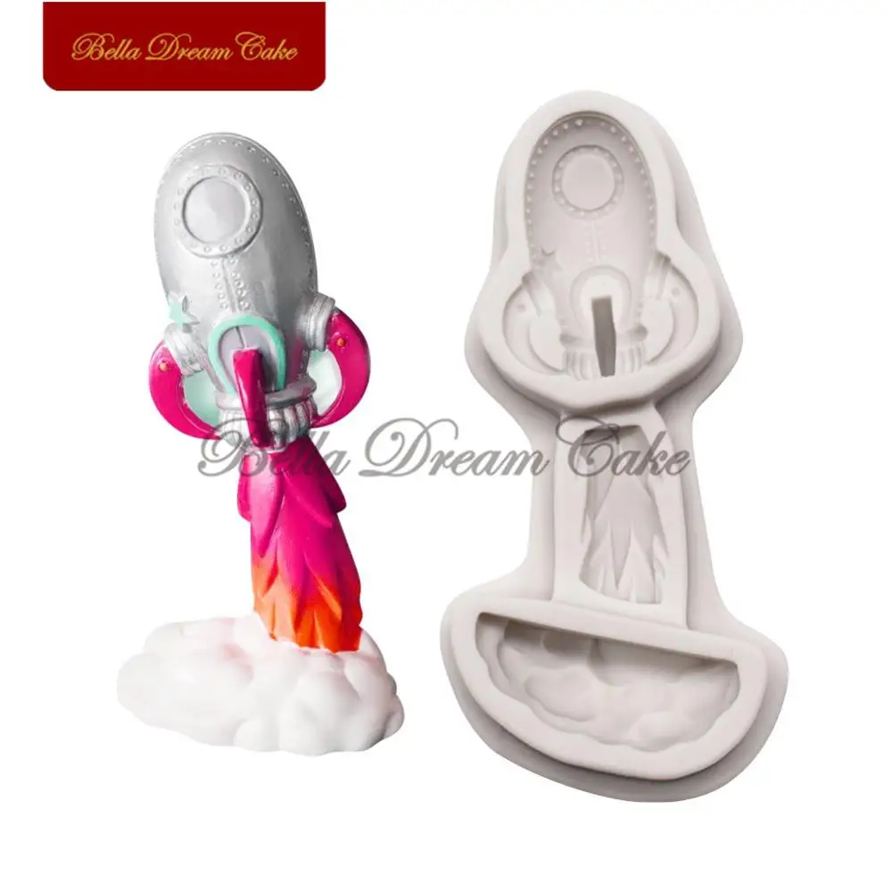 Rocket Launching Pattern Silicone Mold Fondant Chocolate Cake Moulds For Birthday Party Cake Decorating Tool Kitchen Bakeware
Rocket Launching Pattern Silicone Mold Fondant Chocolate Cake Moulds For Birthday Party Cake Decorating Tool Kitchen Bakeware
