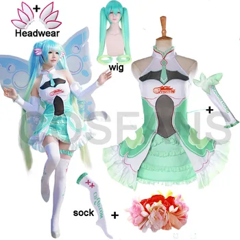 Vocaloid Hatsune Miku Fight GSR Racing Suit Dress Uniform Outfit Anime Cosplay Costumes Halloween cosplay costume and wig
Vocaloid Hatsune Miku Fight GSR Racing Suit Dress Uniform Outfit Anime Cosplay Costumes Halloween cosplay costume and wig