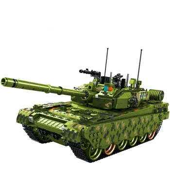 New Chinese Type 99 Main Battle Tank Model Building Blocks Military Army Soldie Armored vehicles Bricks Toys Gift For Children
New Chinese Type 99 Main Battle Tank Model Building Blocks Military Army Soldie Armored vehicles Bricks Toys Gift For Children