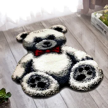 Needlework Cartoon Bear Latch Hook Rug Kits Patchwork Carpet Embroidery Stitch Threads Cross-Stitch Embroidery Thread Cushion
Needlework Cartoon Bear Latch Hook Rug Kits Patchwork Carpet Embroidery Stitch Threads Cross-Stitch Embroidery Thread Cushion