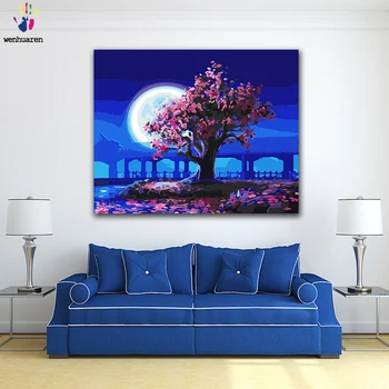 DIY colorings pictures by numbers with colors Peach tree under moonlight picture drawing painting by numbers framed Home
DIY colorings pictures by numbers with colors Peach tree under moonlight picture drawing painting by numbers framed Home