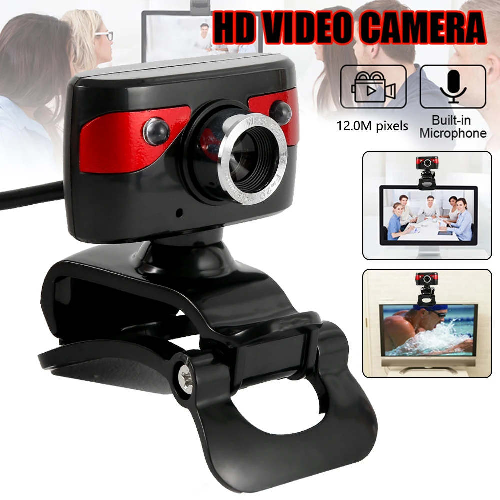 HD Vedio Camer Webcam 1080P USB Web Camera Built-in Microphone 12.0M pixels for Video Calling Conference Picture and Recording
HD Vedio Camer Webcam 1080P USB Web Camera Built-in Microphone 12.0M pixels for Video Calling Conference Picture and Recording