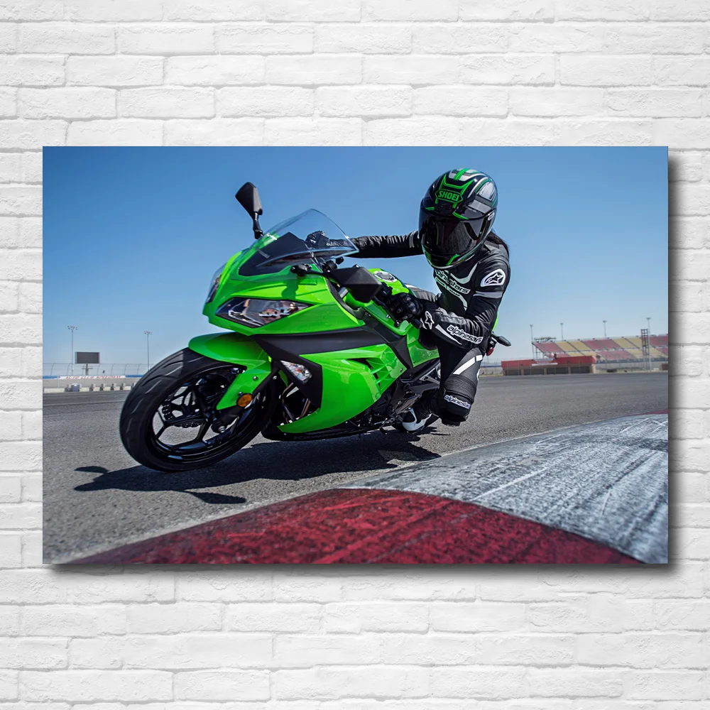 Modern Painting Sport Bike Kawasaki Ninja 300 Motorcycles Wall Art Posters Canvas Prints for Home Room Decor 
Modern Painting Sport Bike Kawasaki Ninja 300 Motorcycles Wall Art Posters Canvas Prints for Home Room Decor