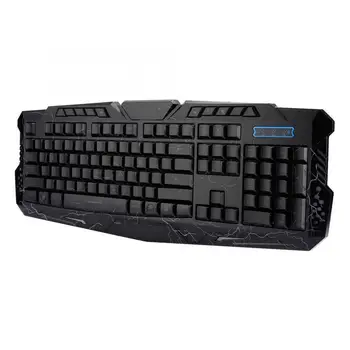 104-Key Wired Gaming Keyboard A878 English Three-Color Backlight for Win7 / 8 / Vista / XP / 2000 New
104-Key Wired Gaming Keyboard A878 English Three-Color Backlight for Win7 / 8 / Vista / XP / 2000 New
