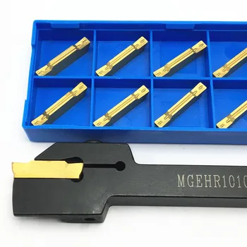1PCS MGEHR1010 MGEHL1010 External Grooving Tool Holder + 10PCS MGMN150 MGMN200 MGMN300 Carbide Insert Turning Separation Tool 
1PCS MGEHR1010 MGEHL1010 External Grooving Tool Holder + 10PCS MGMN150 MGMN200 MGMN300 Carbide Insert Turning Separation Tool