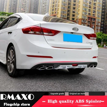 For Hyundai Elantra ABS Rear Bumper Diffuser Protector For 2016-2018 Elantra Body kit bumper rear Front shovel lip rear spoiler
For Hyundai Elantra ABS Rear Bumper Diffuser Protector For 2016-2018 Elantra Body kit bumper rear Front shovel lip rear spoiler