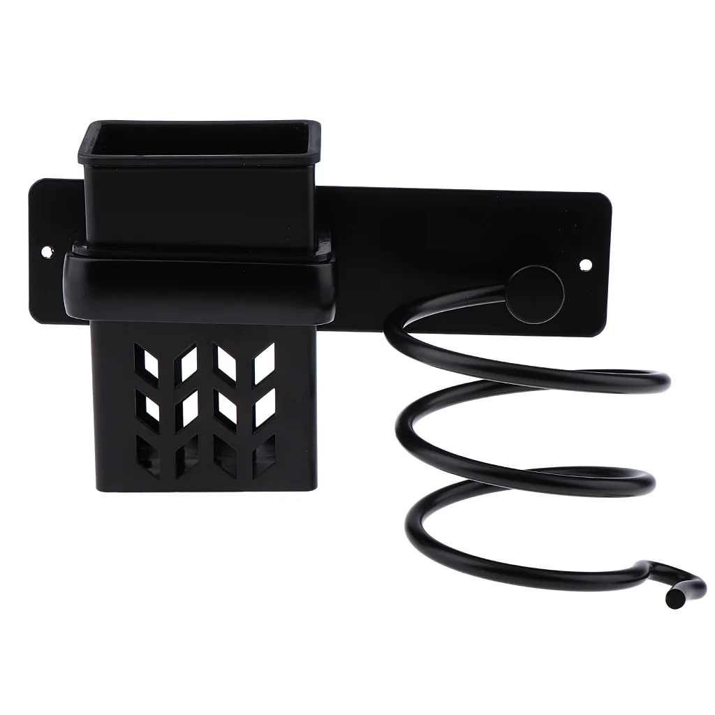 Aluminum Wall Mount Hair Dryer Holder Bathroom Accessories Wall Hang Shelf Rack Organizer for Home Salon Aluminum Wall Mount Hair Dryer Holder Bathroom Accessories Wall Hang Shelf Rack Organizer for Home Salon