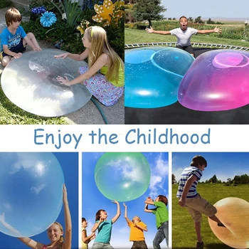 Children Outdoor Funny Ball Soft Air Water Filled Bubble Ball Blow Up Balloon Toy Fun Party Game Gift For Kids Inflatable Gift
Children Outdoor Funny Ball Soft Air Water Filled Bubble Ball Blow Up Balloon Toy Fun Party Game Gift For Kids Inflatable Gift