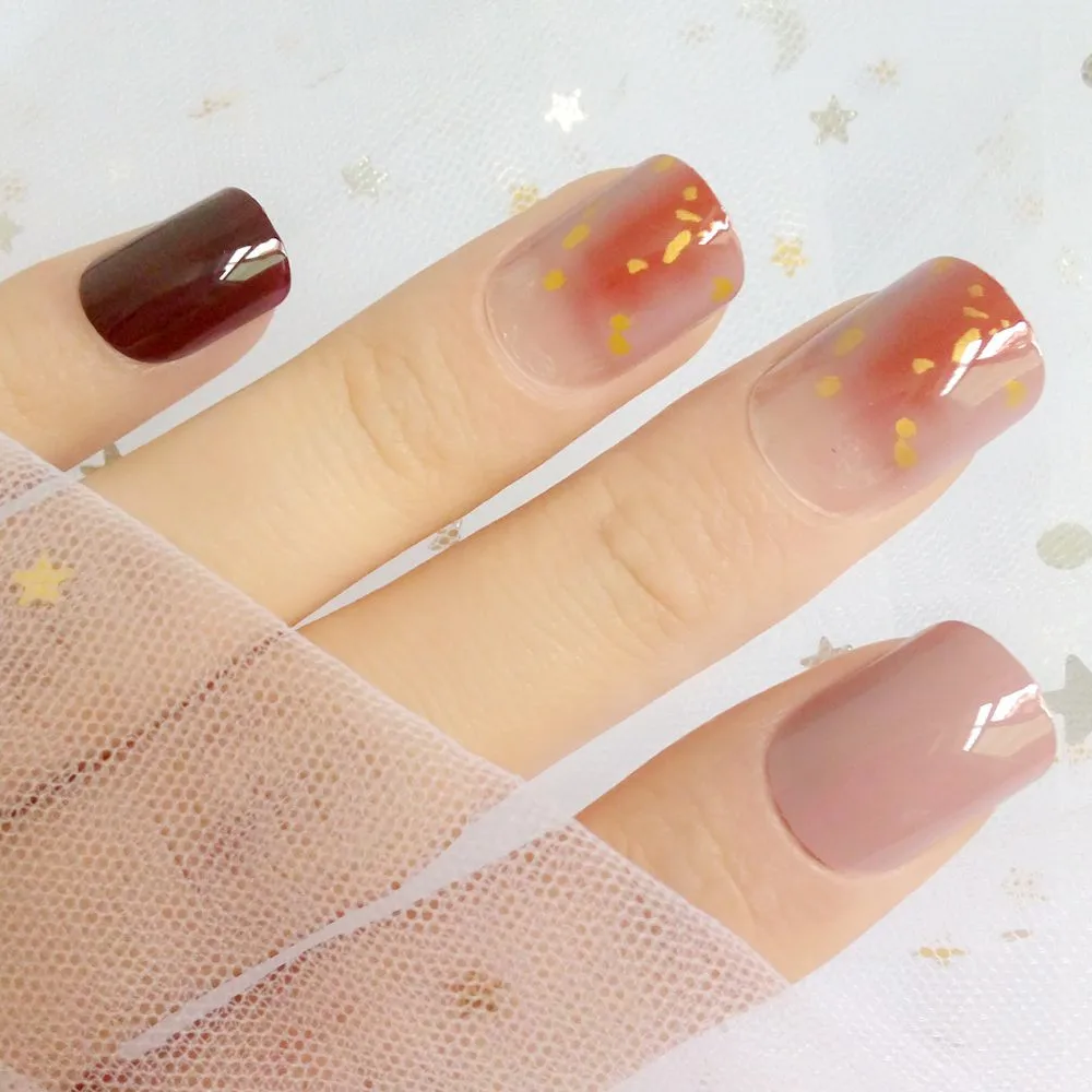 24 Pcs Brown Artificial False Nails Short Size Falt Fake Nails With Design Press On Nail Tips For Manicure Z238
24 Pcs Brown Artificial False Nails Short Size Falt Fake Nails With Design Press On Nail Tips For Manicure Z238