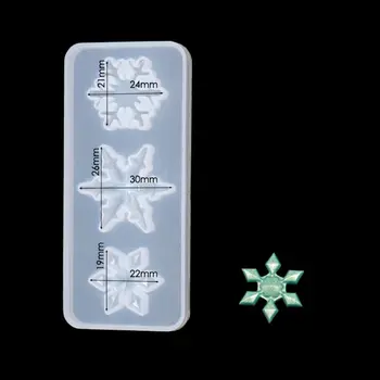 Crystal Epoxy Resin Mold Snowflake Pendant Casting Silicone Mould DIY Craft Tool N58F 
Crystal Epoxy Resin Mold Snowflake Pendant Casting Silicone Mould DIY Craft Tool N58F