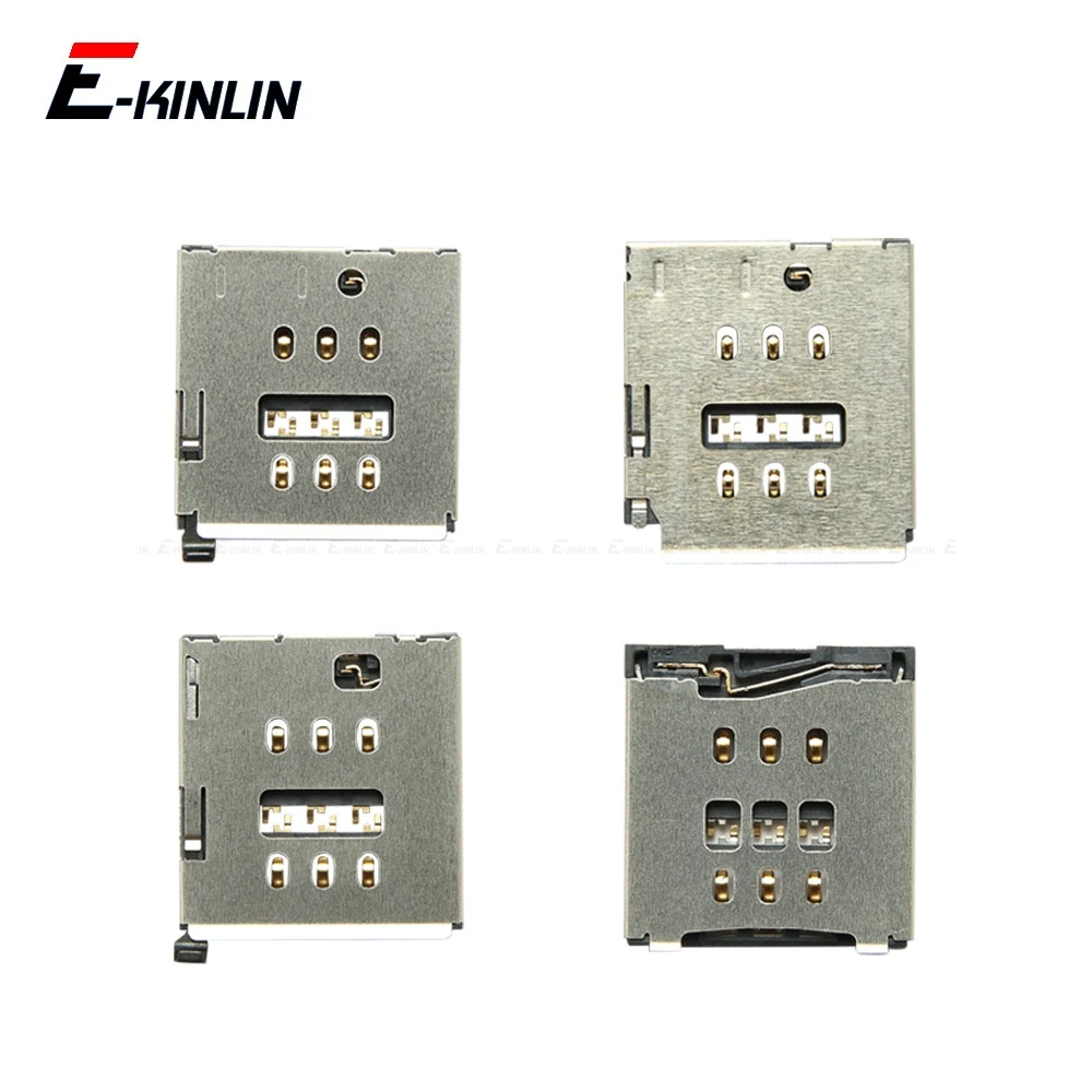 

Sim Card Socket Slot Tray Reader Holder Connector Adapter Container For iPhone 5 5S SE 5C 6 6S 7 8 Plus