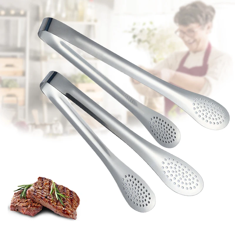 Non-Stick Barbecue Clip Salad Cake Dessert Food Tongs Stainless Steel BBQ Grilling Clamp Salad Tong Kitchen Accessories
Non-Stick Barbecue Clip Salad Cake Dessert Food Tongs Stainless Steel BBQ Grilling Clamp Salad Tong Kitchen Accessories